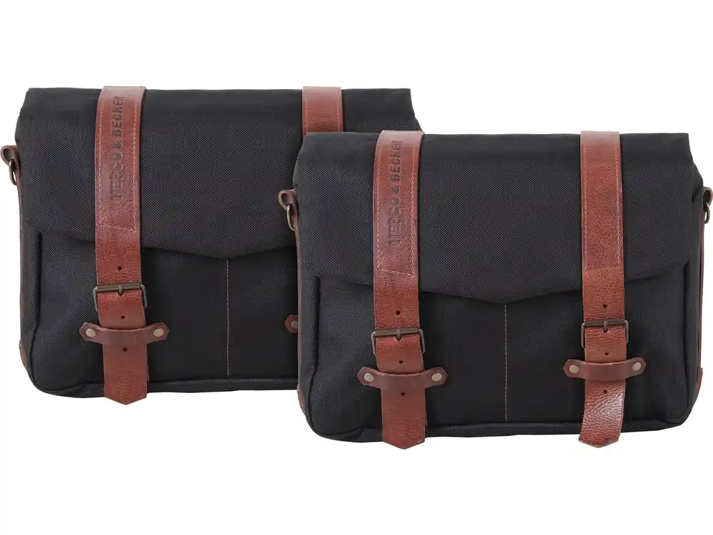 Set de sacoches de coursier LEGACY L/L noir pour support C-Bow Hepco & Becker Achat Immédiat