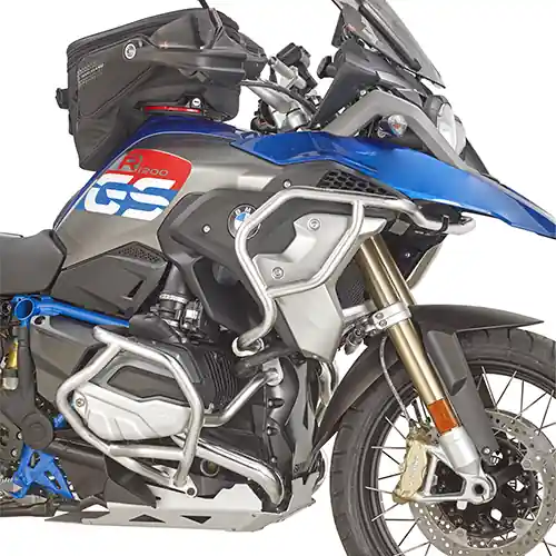 Barre de carrossage en acier inoxydable pour la partie supérieure latérale pour BMW R 1200 GS (année 17-18) / R 1250 GS (année 19) Offre Du Jour