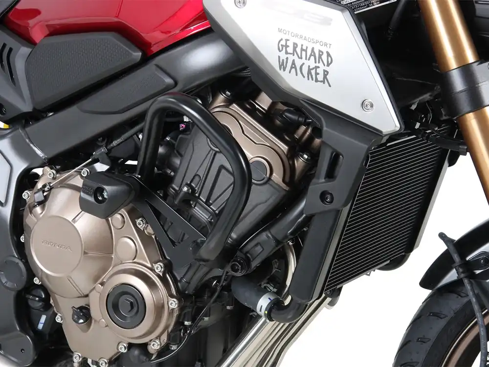 Arceau de protection moteur avec protectionpad noir pour Honda CB 650 R (19-20) Hepco & Becker Seulement Aujourd&rsquo;hui