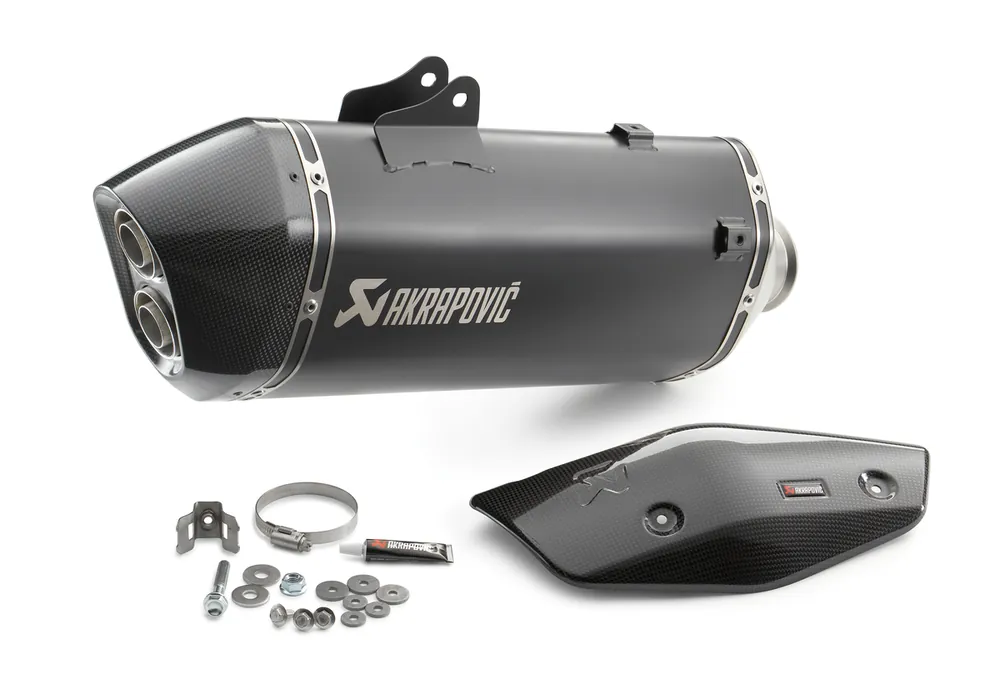 Nouvelle Collection Akrapovic Slip-On LINE système d&rsquo;échappement noir pour Adventure / Super Adventure
