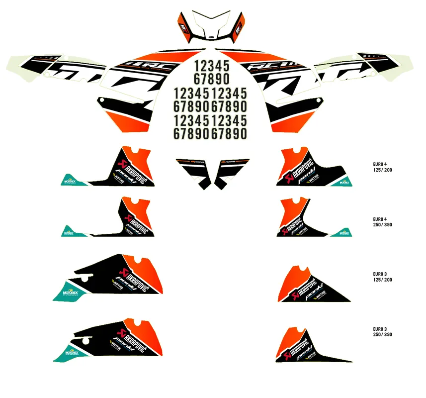 Kit graphique KTM Factory Réduction