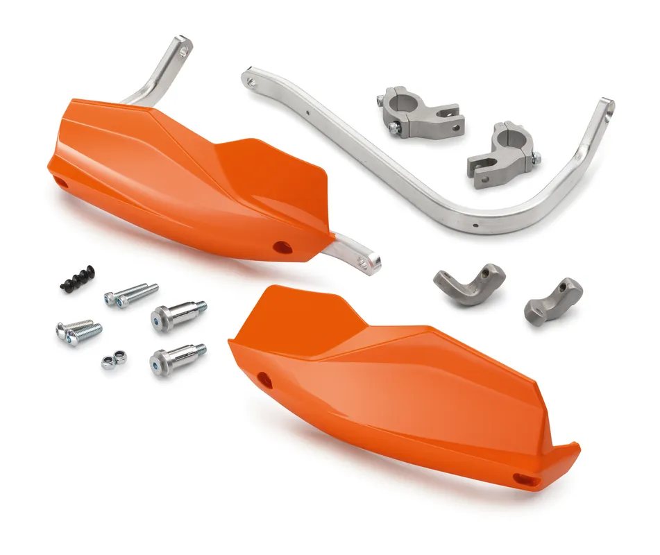 Certifié KTM Kit protège-mains orange pour 690 Enduro / SMC / Duke (année 19-)