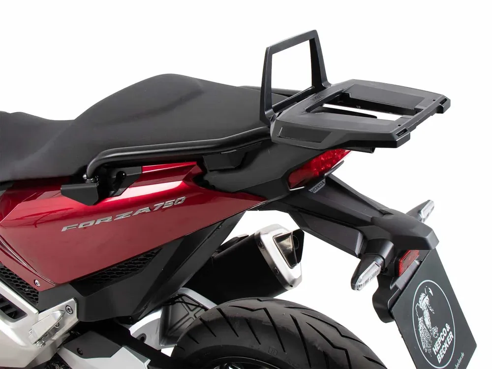 Support de topcase Alurack noir pour Honda NSS 750 Forza (21-) Hepco & Becker Dernière Chance
