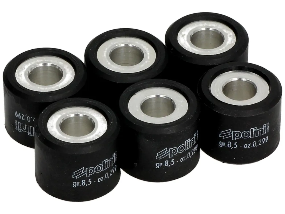 Jeu de galets de variateur Polini, 20×17 mm, 8,5 g, pièces : 6 Dernière Chance