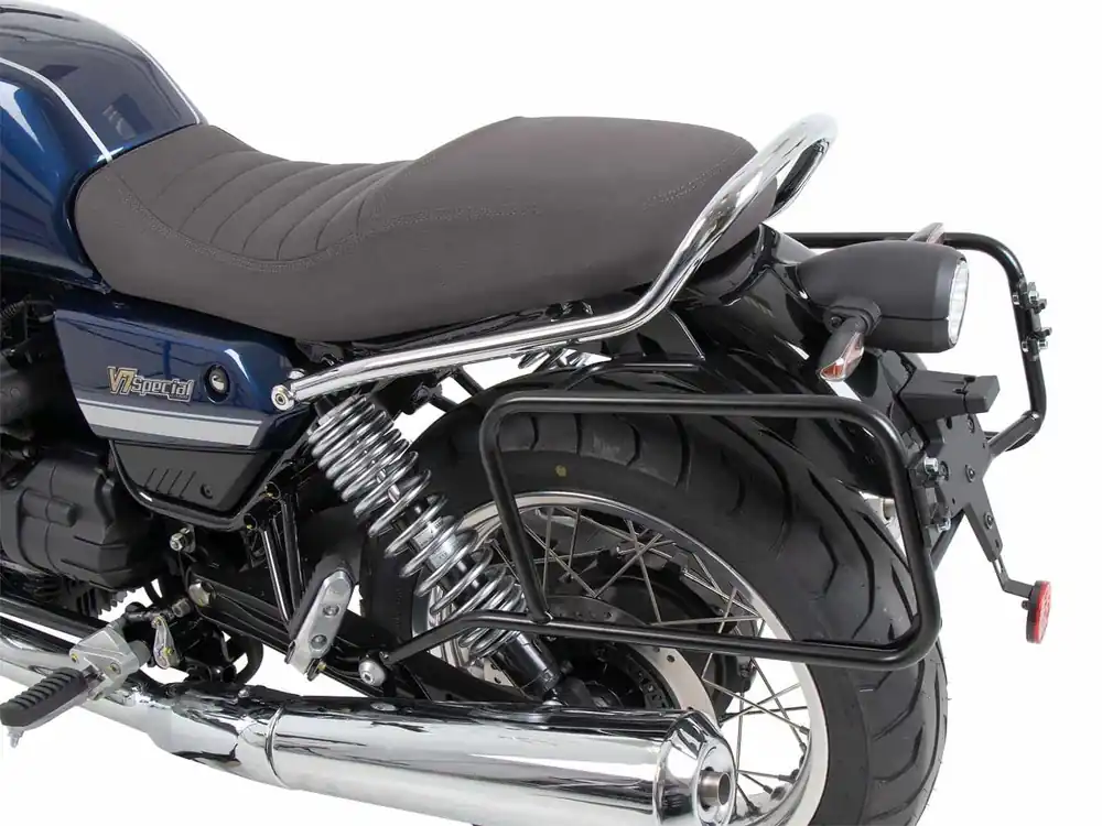 Usine Directe Porte-bagages noir pour Moto Guzzi V7 Special/Stone/Centenario (21-24) Hepco & Becker