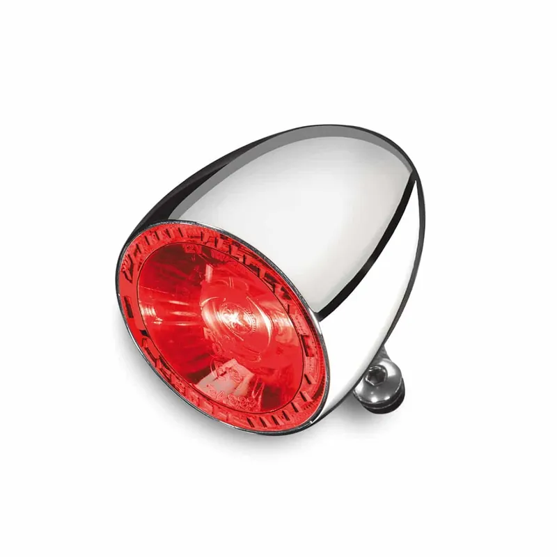 Nouvel Arrivage Clignotants Kellermann, feux arrière et stop, Bullet 1000 RB, acier, LED, HL/HR, 12 V, chrome brillant