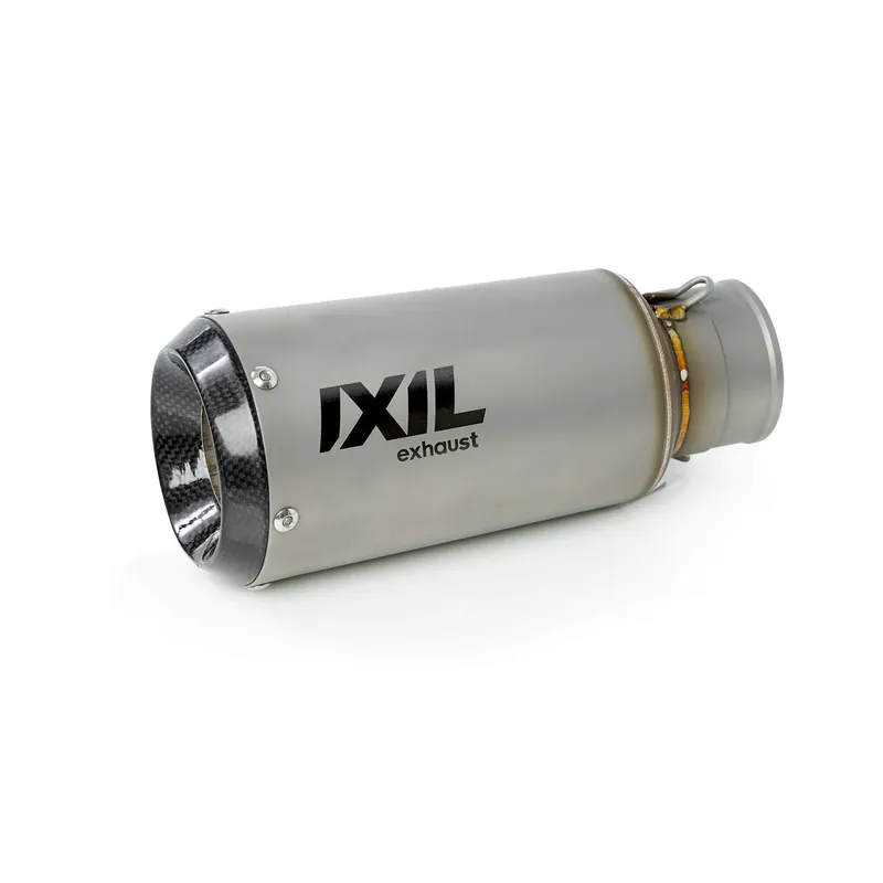Silencieux d&rsquo;échappement IXIL RB Kawasaki Z 900, acier inoxydable, homologué E, Euro4+5 Noir Usine Directe