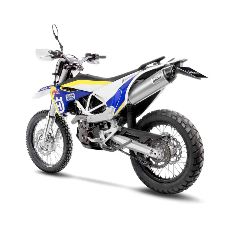LeoVince système d?èchappement LV One Evo pour Husqvarna 701 Enduro /Supermoto, argent, slip on, E-approbation Authentique