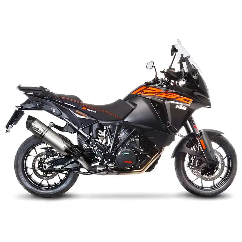 Meilleur Prix Système d?èchappement LeoVince LV One Evo pour KTM 1290 Adventure /Duke, titane argenté, slip on, E-approbation