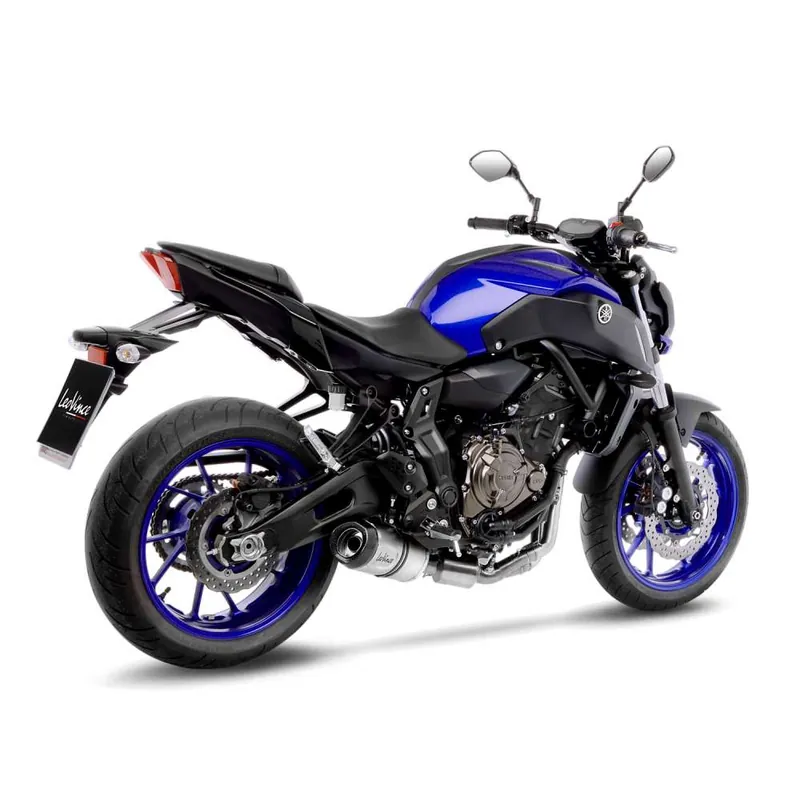 Système complet LeoVince LV One Evo pour Yamaha MT-07 /Tracer 700 /XSR 700, argent, homologation E Nouvel Arrivage