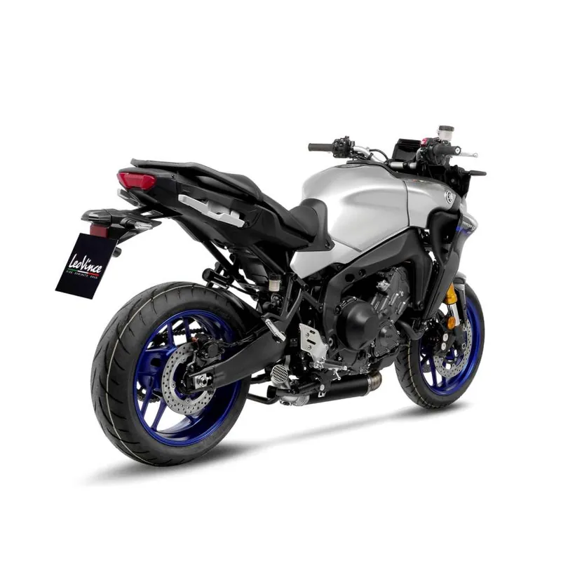 Prix Réduit Système d&rsquo;échappement complet LeoVince LV Race pour Yamaha Tracer 9 /GT, acier inoxydable noir, Euro5, ABE