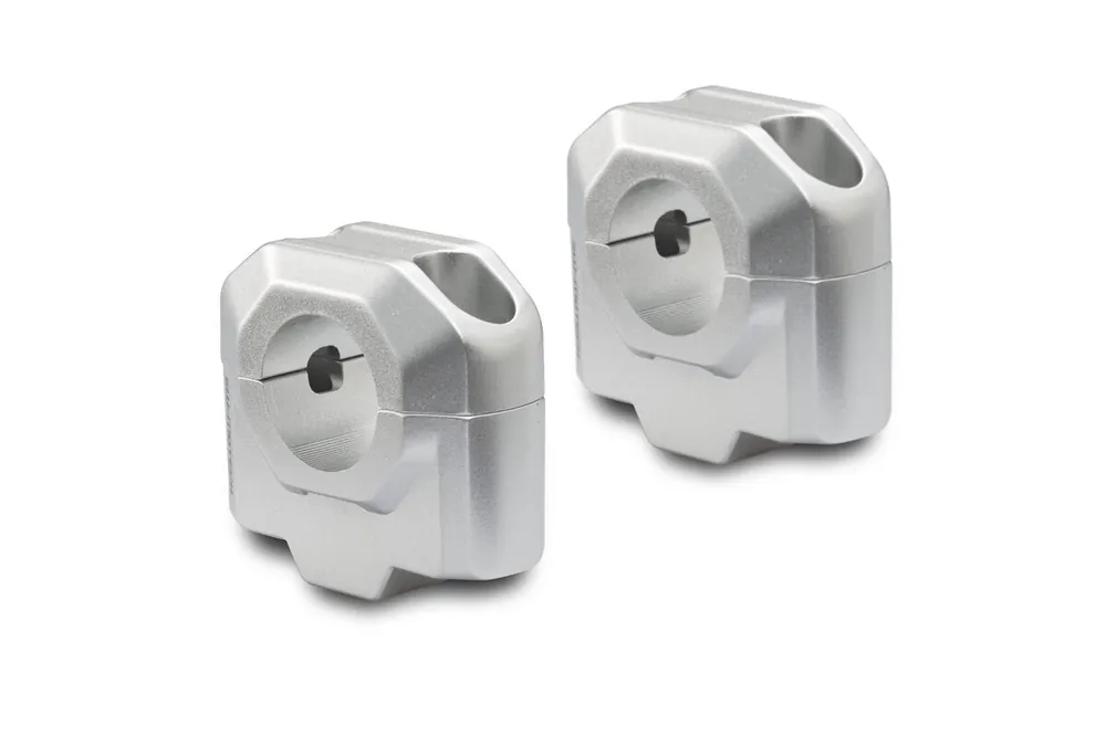 Prix Promo SW-Motech Réhausse de guidon, argent pour guidon Ø 28 mm, H=30 mm pour Aprilia Tuareg 660 /Rally