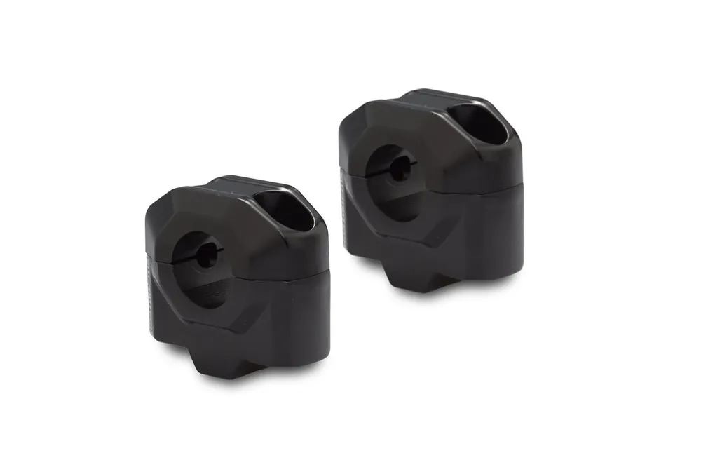 Certifié SW-Motech Réhausse de guidon, noir pour guidon Ø 22 mm, H=25 mm pour Moto Guzzi V7 Stone /Special – SW Motech