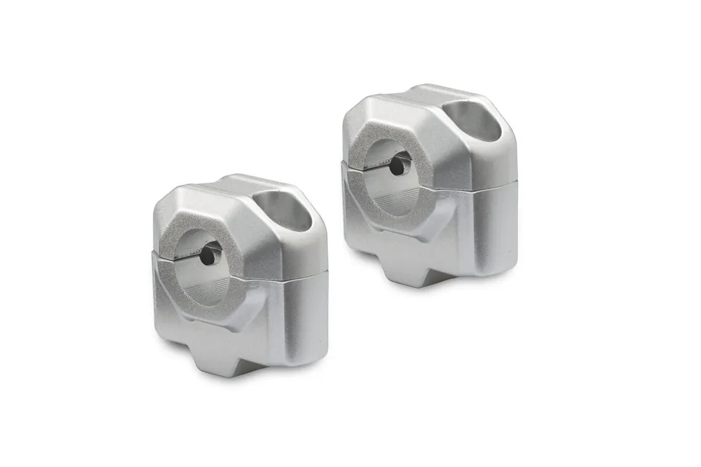 Offre Spéciale SW-Motech Réhausse de guidon, argent pour guidon Ø 22 mm, H=25 mm pour Suzuki GSX 650 F – SW Motech