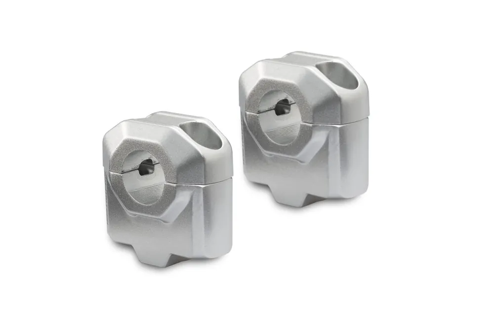 Achetez Aujourd&rsquo;hui SW-Motech Réhausse de guidon, argent pour guidon Ø 22 mm, H=30 mm pour Suzuki GSX-S 950 – SW Motech
