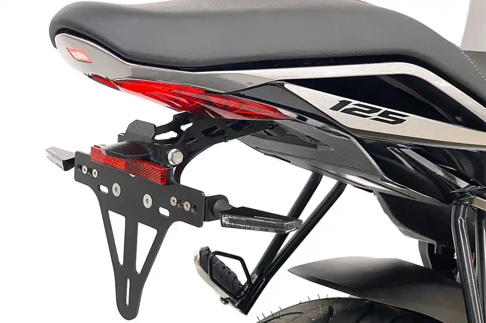 Retour Gratuit Support de plaque d&rsquo;immatriculation pour Aprilia RS125 et Tuono 125 (21-)