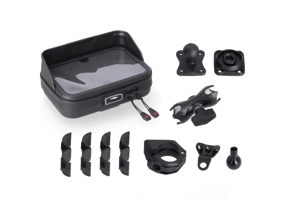 Achat Immédiat SW-Motech Kit de support Navi T-Lock avec Navi Case pour Triumph Speed Triple 1050 S /R /RS – SW Motech