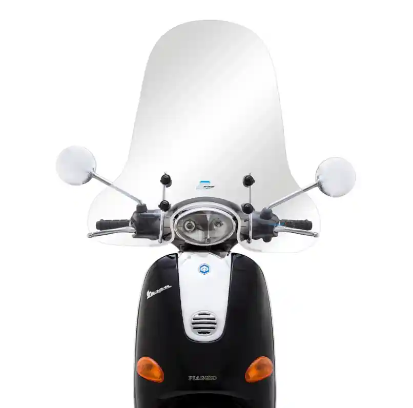 Pare-brise CUPPINI haut pour Vespa ET2/ET4 50-150cc, clair Offre Limitée