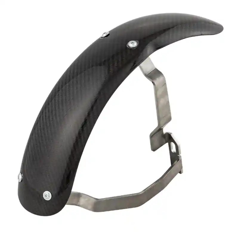 Aile 2.0 Garelli Race EVO II pour Vespa PX 80-200ccm, carbone clair, support inox Jusqu&rsquo;à Épuisement Des Stocks