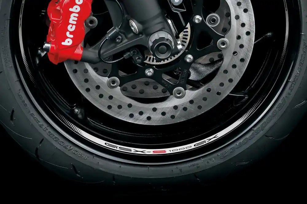 Décor de fond de jante blanc pour Suzuki GSX-S 1000 GX (24-) Original Offre Exclusive