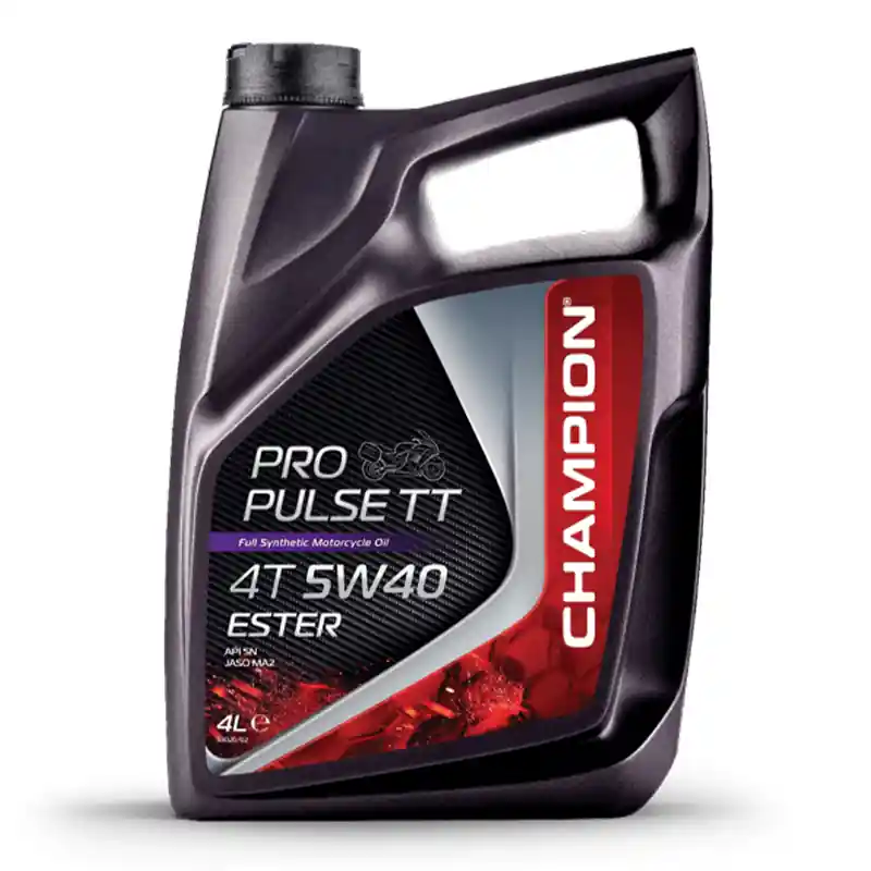 Quantité Limitée CHAMPION® Pro Pulse TT 4T 5W-40 Huile moteur à l&rsquo;ester – 4 litres BMW F 750 GS (2020- )