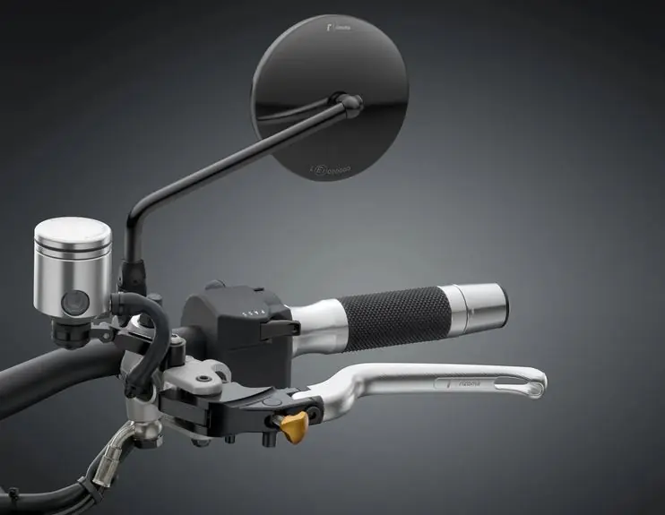 Commander Vite Rétroviseur RIZOMA « ONE » gauche ou droite pour Vespa, noir anodisé