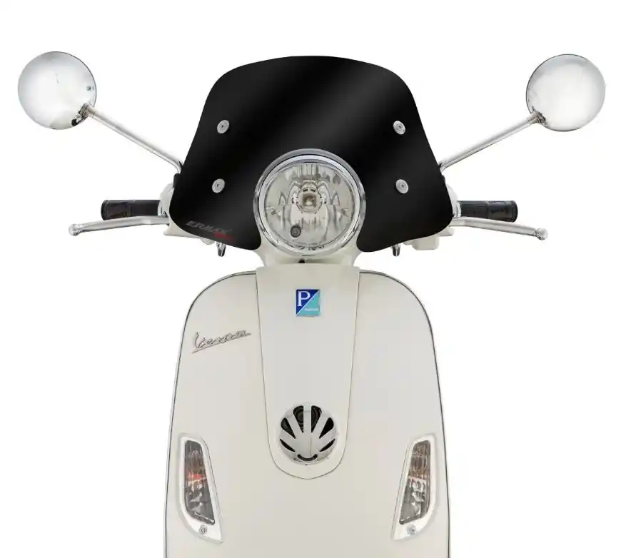 Flyscreen ERMAX Piccolo pour Vespa LX 50-150ccm, teinté noir Prix Promo