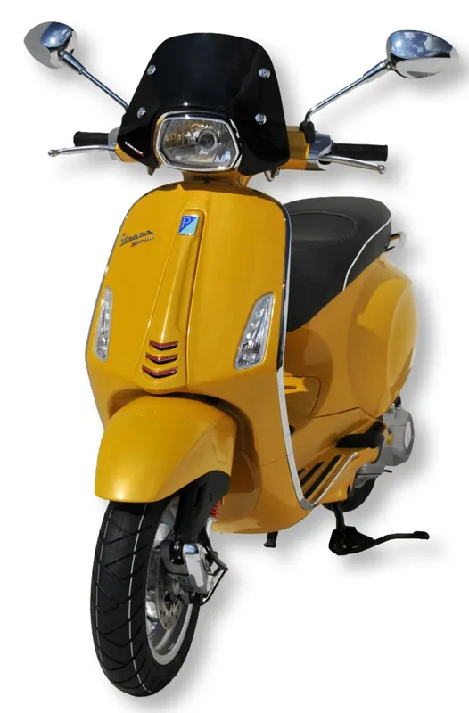 Satisfait Ou Remboursé Pare-brise ERMAX Piccolo H 300 mm pour Vespa Sprint 50-150ccm 2T/4T, teinté/light black