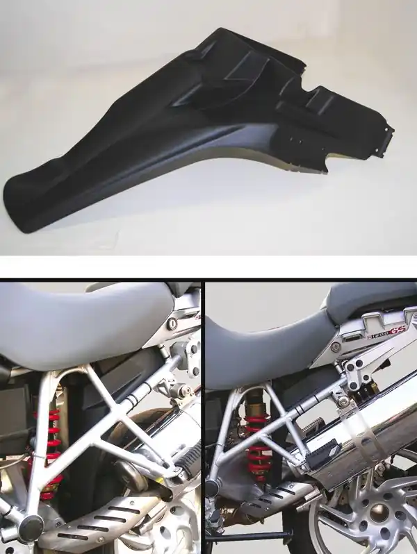 Achetez Aujourd&rsquo;hui Protection anti-éclaboussures arrière pour BMW R 1200 GS (08-12) /Adventure (08-12) – avec ESA, plastique, noir