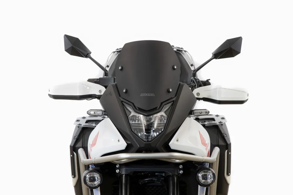 Authentique Pare-brise – hauteur 320 mm pour Honda XL 750 Transalp (23-24), noir mat