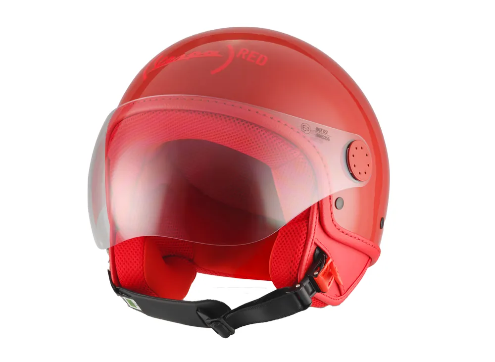 Vespa casque jet visor 4.0 rouge XS Authentique