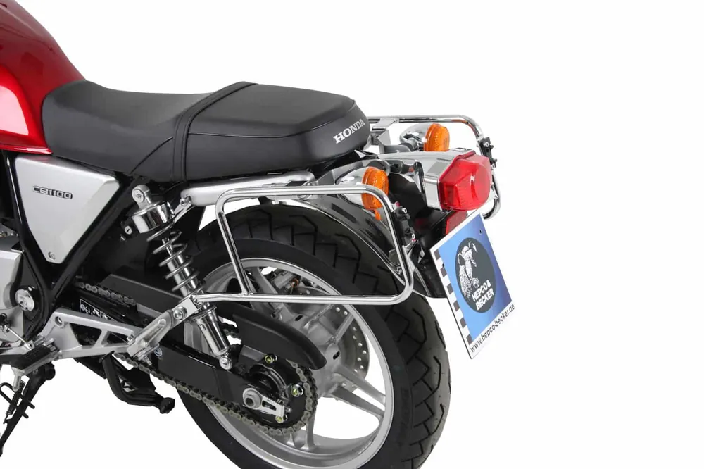 Porte-bagages latéraux Lock-it chromé pour Honda CB 1100 (année 13-16) Hepco & Becker Livraison Express