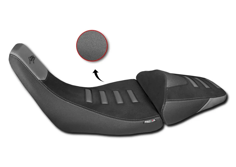 Dernière Chance Selle haute Comfort, surélevée de 3 cm pour Honda CRF 1100 L Africa Twin /Adventure Sport (20-) Noir