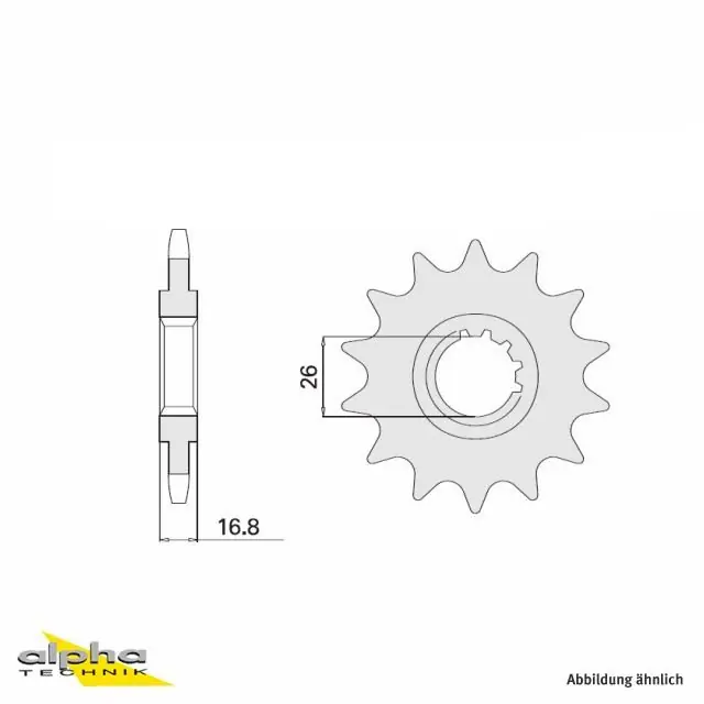 Pignon, 16 dents, pas 530 Dernier Modèle