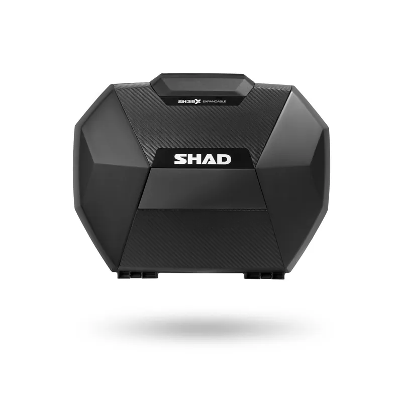 Vente Directe Shad valises latérales (jeu) SH38X D0B38200, 38 l, plastique, noir, carbone
