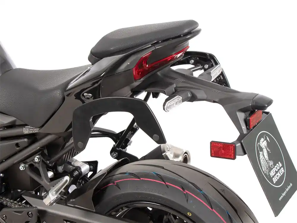 Supports latéraux C-Bow noirs pour Kawasaki Z 900 /SE (25-) Hepco & Becker Super Prix