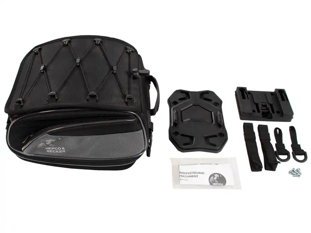 Must-Have Sacoche arrière Street noire avec seatpad Basic Hepco & Becker