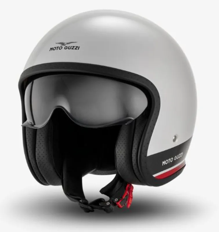 Usine Directe Moto Guzzi casque jet Contrail blanc XS