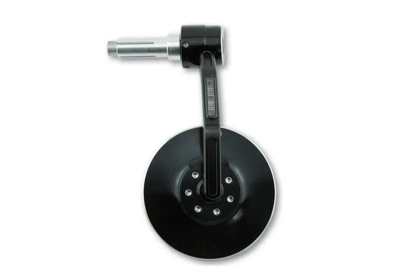 HIGHSIDER pro Rétroviseur d&rsquo;extrémité de guidon Conero Noir Avec clignotant LED (1pc) Must-Have