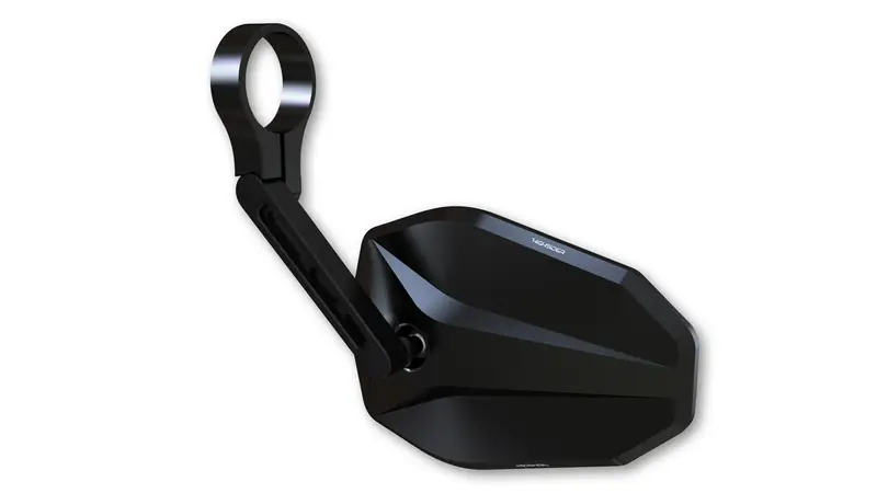 HIGHSIDER pro Rétroviseur d&rsquo;extrémité de guidon Victory-Blast Noir Court (1pc) Prix Promo