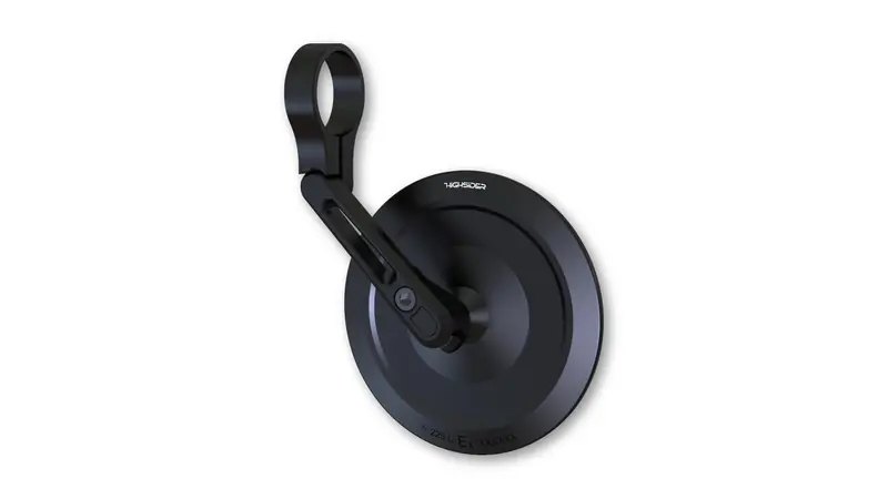 HIGHSIDER pro Rétroviseur d&rsquo;extrémité de guidon Montana-Slim Noir (1pc) Expédition Rapide