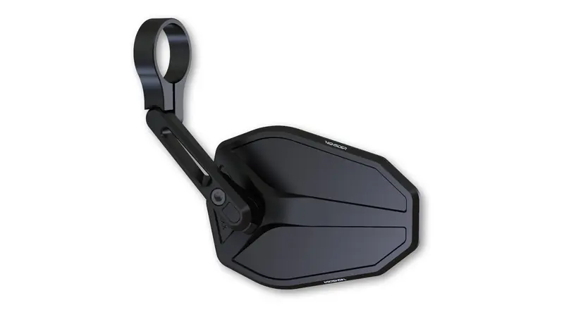 HIGHSIDER pro Rétroviseur d&rsquo;extrémité de guidon Victory-Slim Noir Court (1pc) Promotion Saisonnière