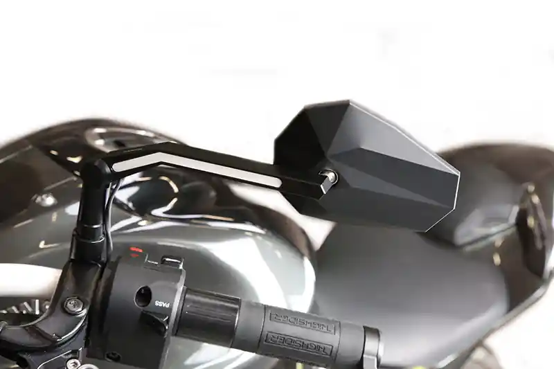 HIGHSIDER pro Spiegel Stealth -X3 Schwarz Mit LED Positionslicht (Paar) Jusqu&rsquo;à Épuisement Des Stocks