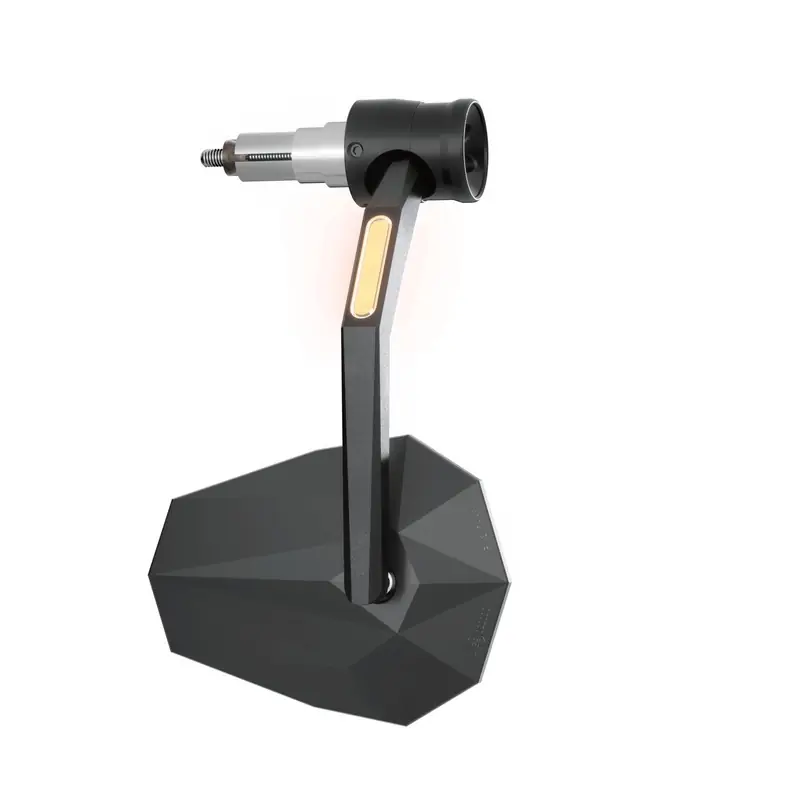 Dernier Modèle HIGHSIDER pro Rétroviseur d&rsquo;extrémité de guidon Stealth-RIM X7 Noir Avec clignotant LED (1pc)