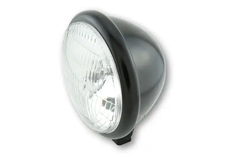 Commander Vite HIGHSIDER smart 5 3/4 pouces Phare Bates Style noir E-approuvé (1pc)