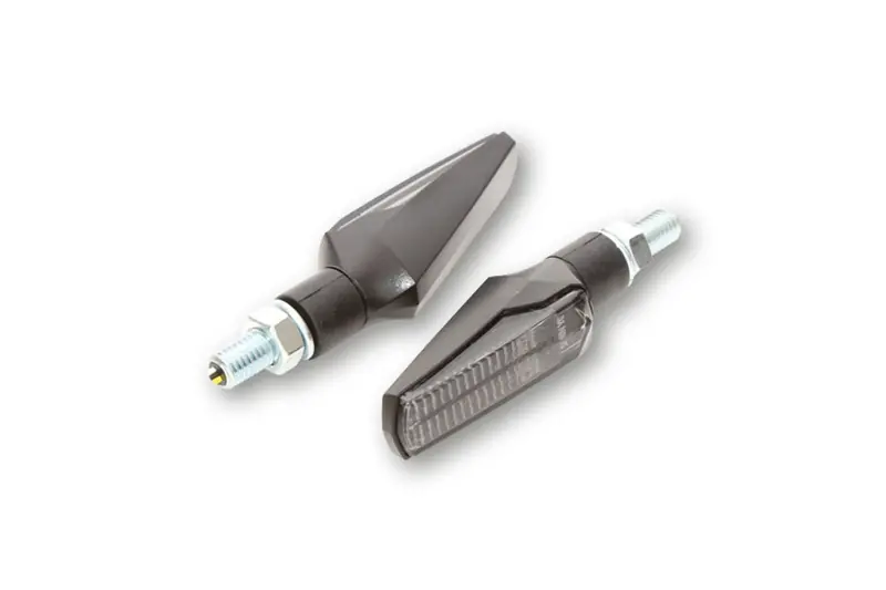 Quantité Limitée HIGHSIDER smart Fineline LED clignotant/feu de position noir/teinté 2en1, homologué E (paire)