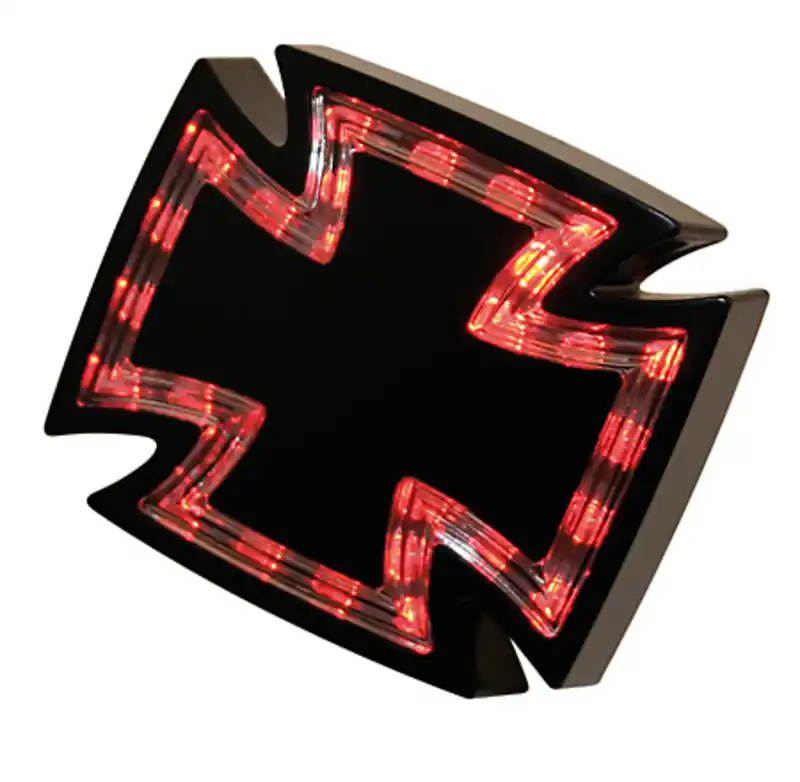 HIGHSIDER pro Gothic LED feu arrière noir/transparent (1pc) Vente Directe