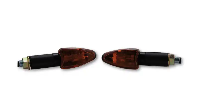HIGHSIDER Smart Arrow ampoules mini-clignotants boîtier noir / lentille orange (paire), avant & arrière Achat Immédiat