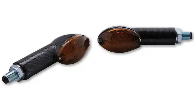 Prix Promo HIGHSIDER Smart Cateye ampoules mini-clignotants boîtier carbone / lentille gris fumée (paire), avant & arrière