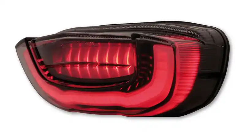HIGHSIDER smart Feu arrière LED noir Honda Style, homologué E (1pc) Meilleure Vente